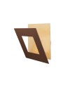 DALIA * APLIQUE CUADRADO 24W - ORO + CORTEN